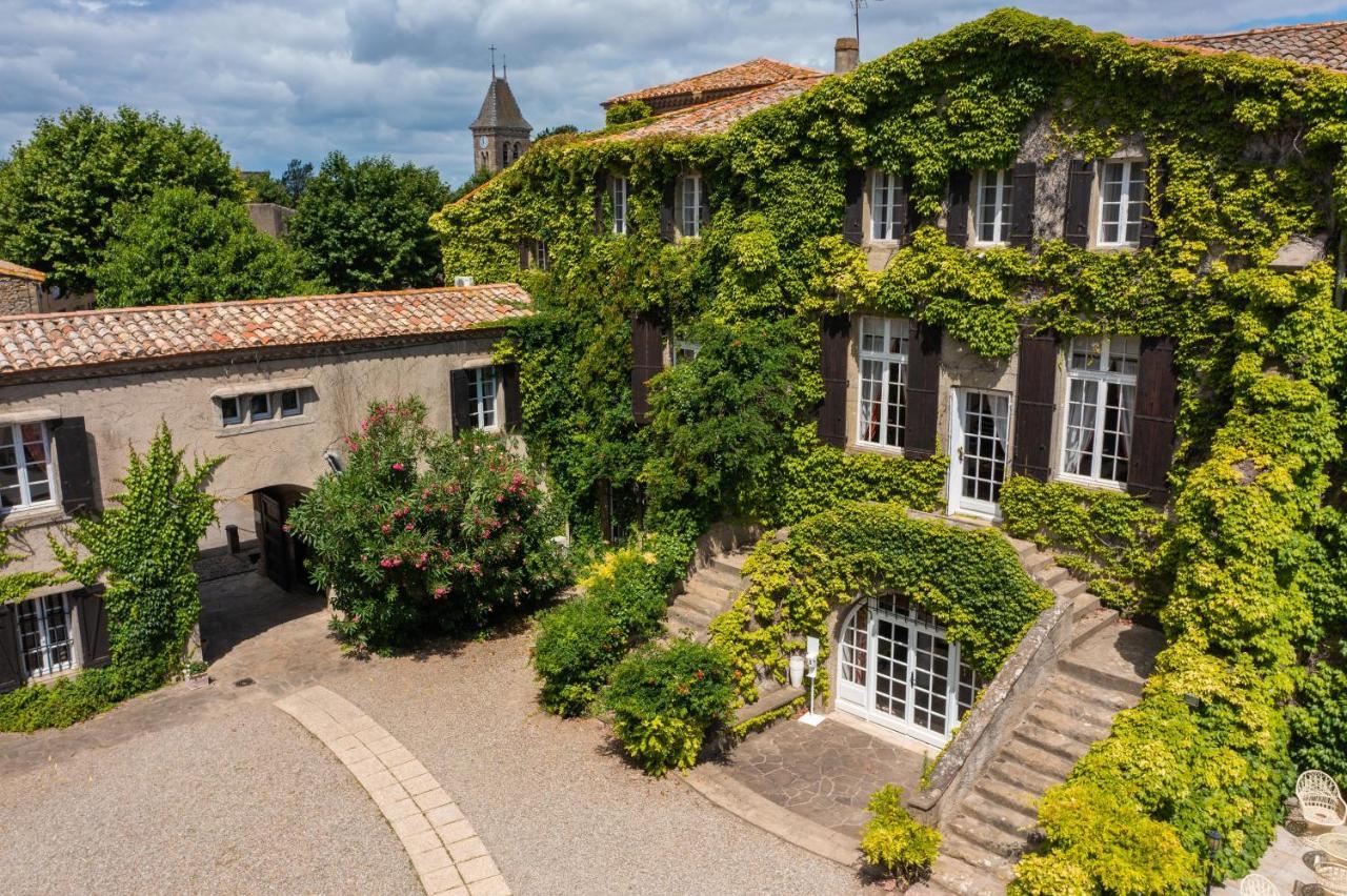 Chateau De Floure - Spa Et Piscine Exterieure Chauffee カルカソンヌ エクステリア 写真