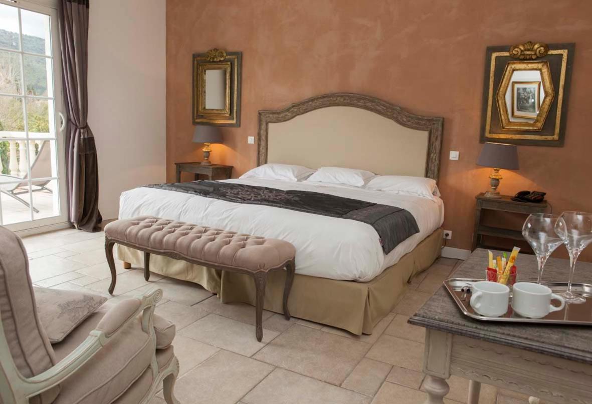Chateau De Floure - Spa Et Piscine Exterieure Chauffee カルカソンヌ エクステリア 写真